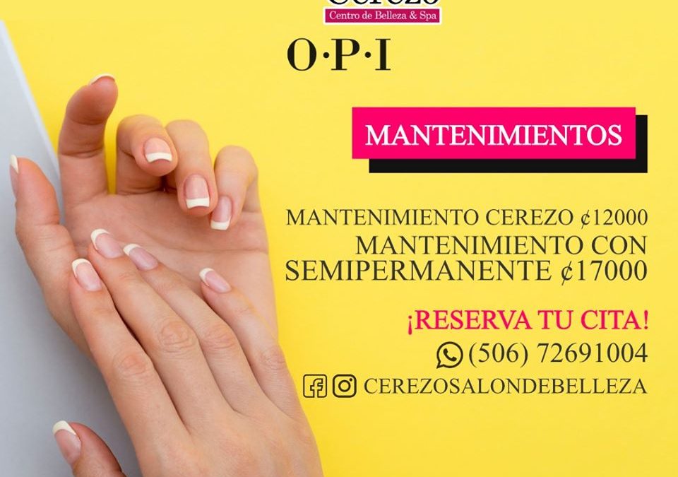 Mantenimiento de uñas